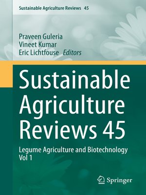 cover image of Sustainable Agriculture Reviews 45